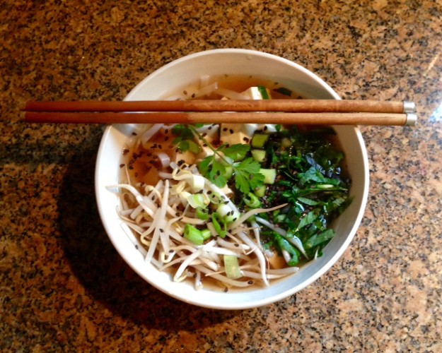 Vietnamese Veggie Pho Noodle Soup