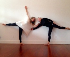Ingrid has introduced Nell her fit as a fiddle 79 year old mom to yoga